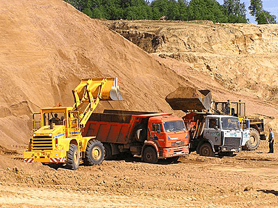 Перевозка песка по Москве и Московской области